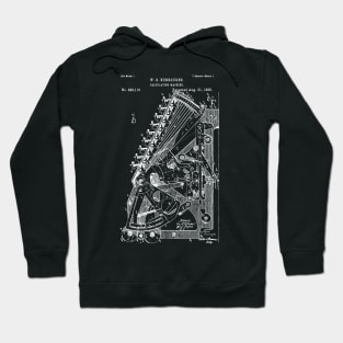 Adding Machine Patent Calculating Machine 1888 Hoodie